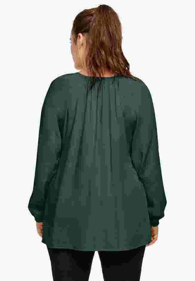 Tie Neck Peasant Tunic image number 3