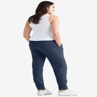 Ellos Studio French Terry Drawstring Elastic Waistband Jogger image number null