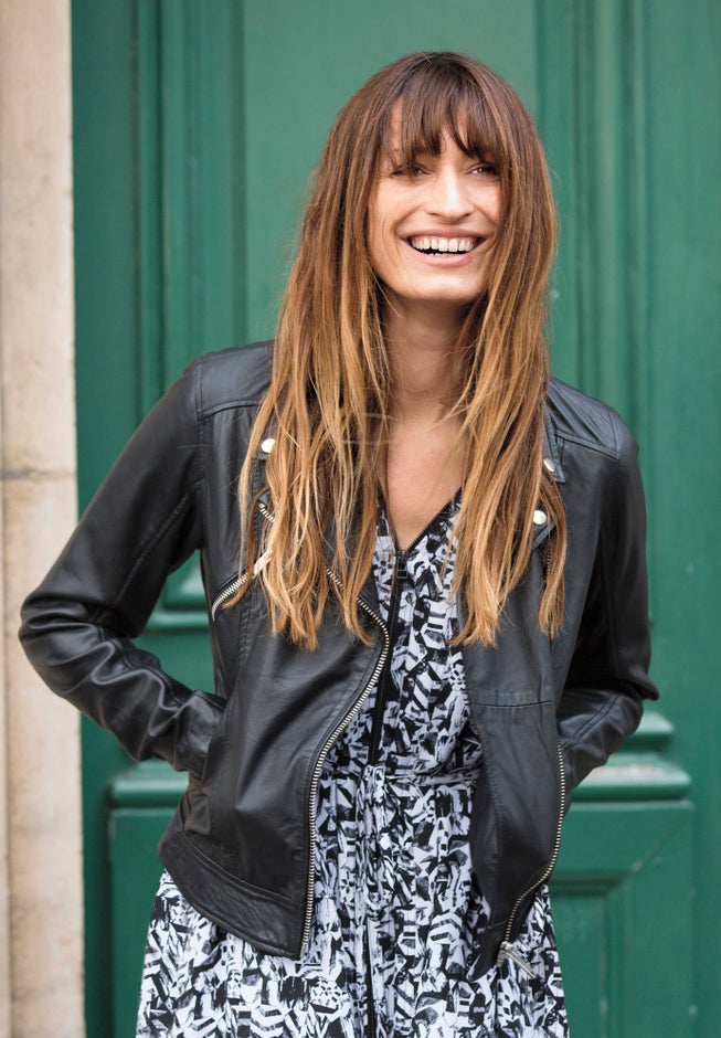 Faux Leather Moto Jacket image number null