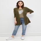 Stretch Mid-rise Relaxed Boyfriend Jeans image number null