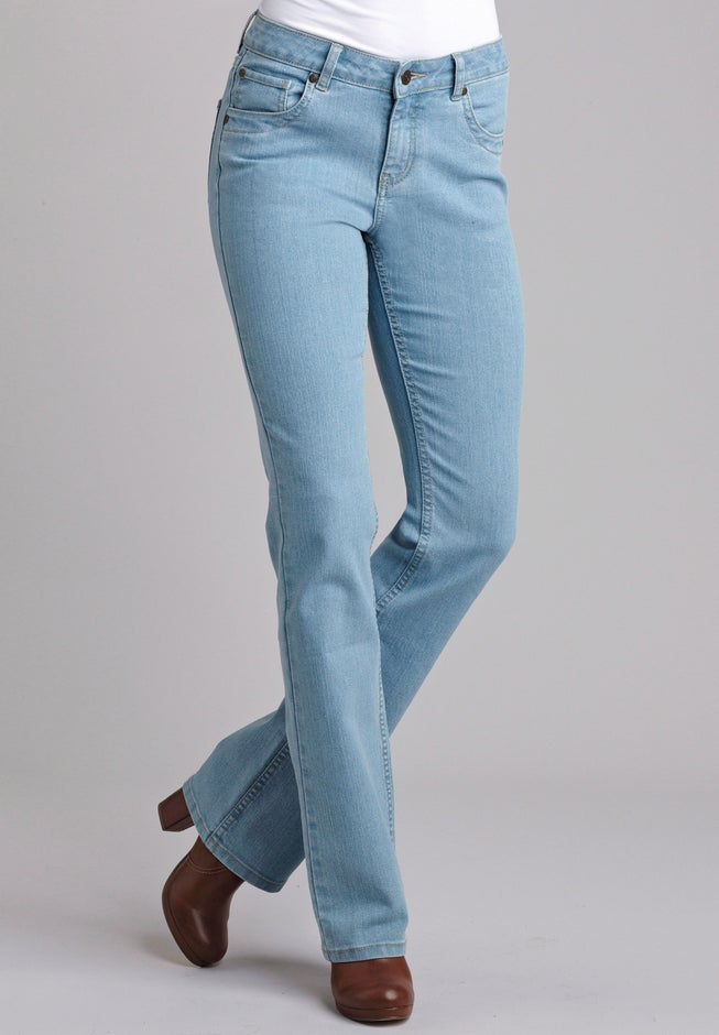 Stretch Mid-rise Bootcut Jeans image number 3