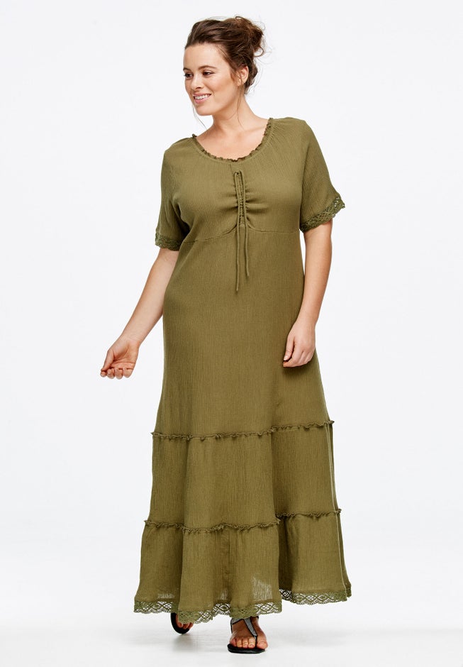 Gauze Maxi Dress image number 5