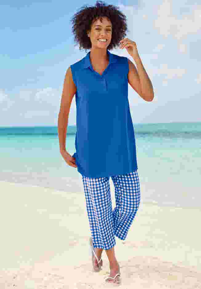 Sleeveless Polo Tunic image number 5