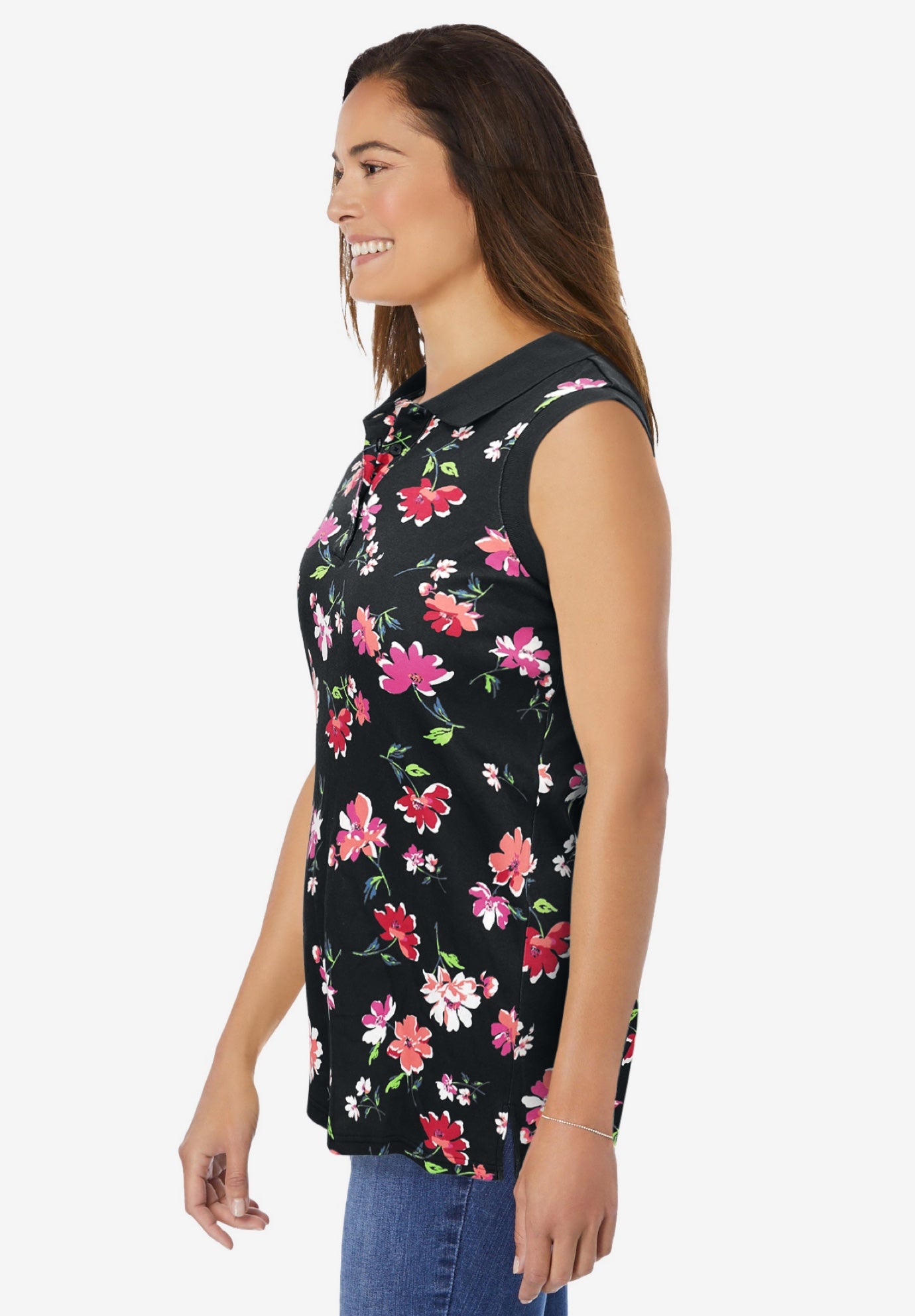 Sleeveless Polo Tunic image number 2