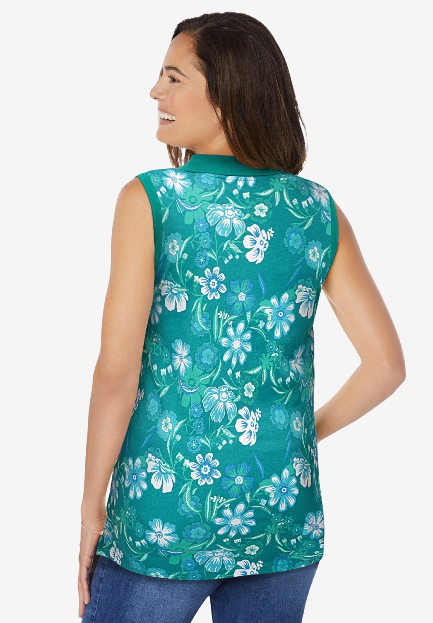 Sleeveless Polo Tunic image number 1