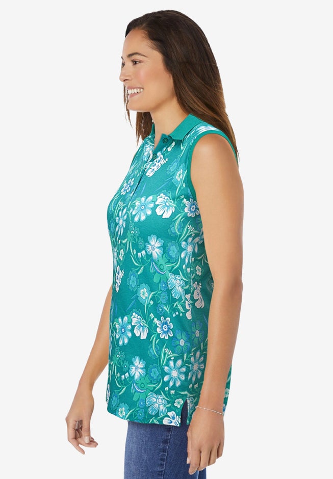 Sleeveless Polo Tunic image number 2