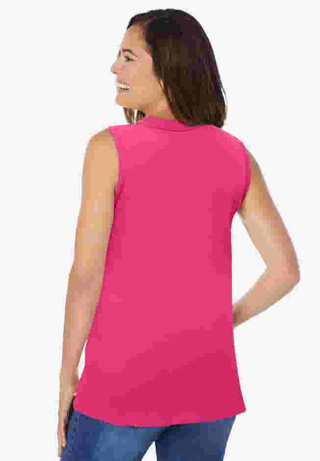Sleeveless Polo Tunic image number 1