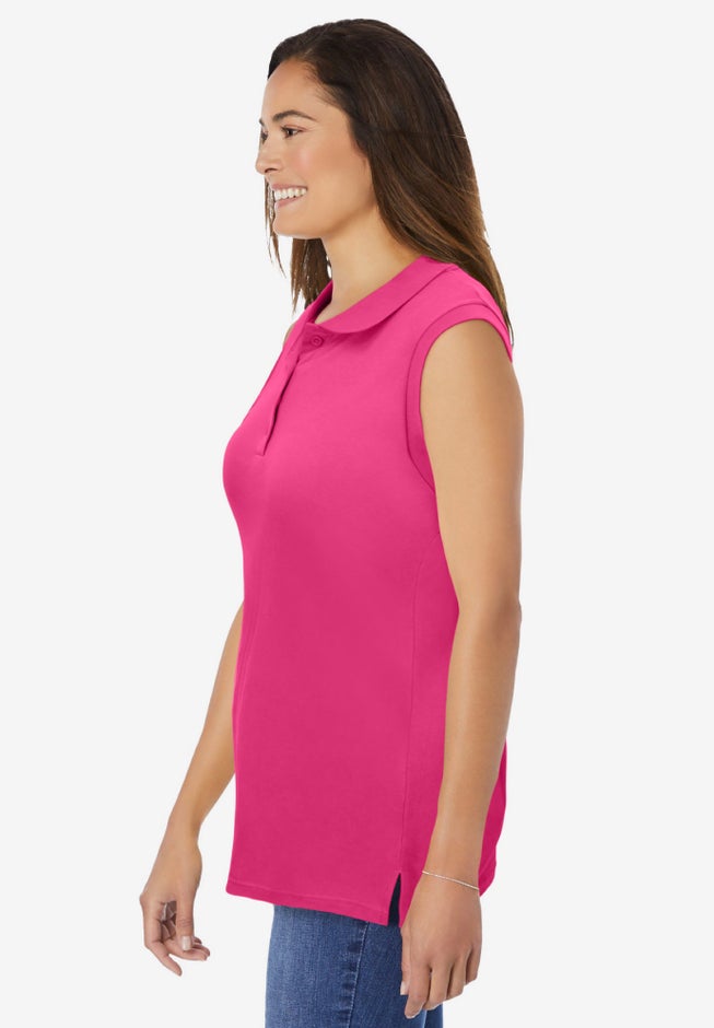 Sleeveless Polo Tunic image number 2