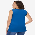 Sleeveless Polo Tunic image number null