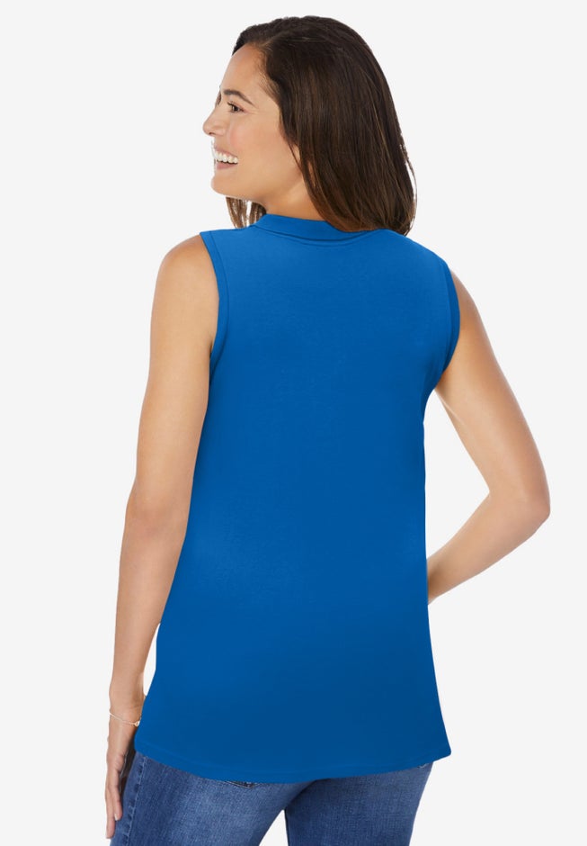 Sleeveless Polo Tunic image number 1