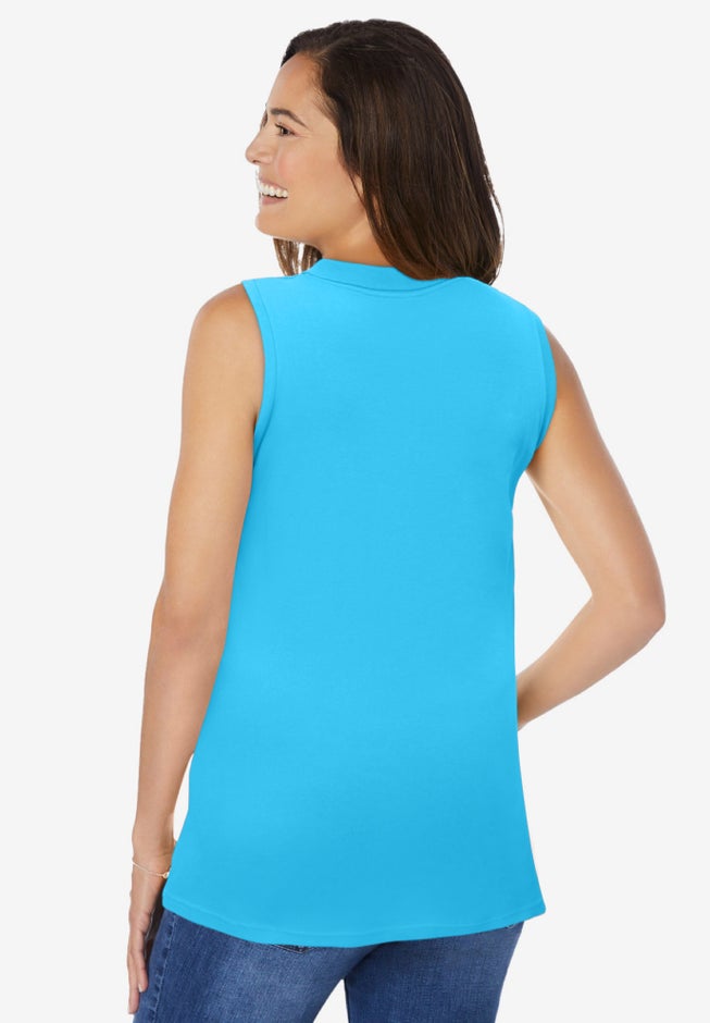 Sleeveless Polo Tunic image number 1