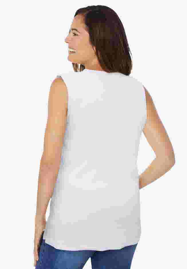 Sleeveless Polo Tunic image number 1
