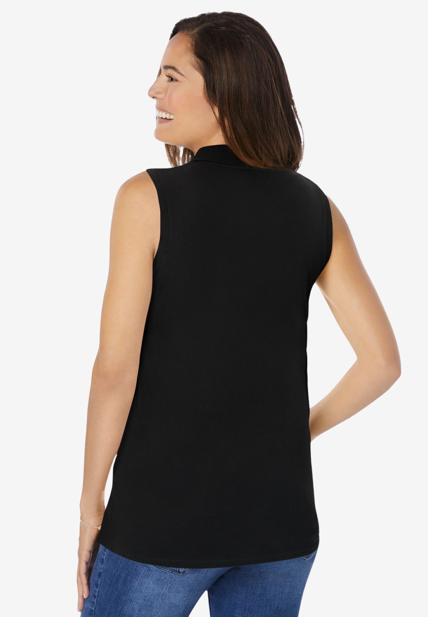 Sleeveless Polo Tunic image number 1