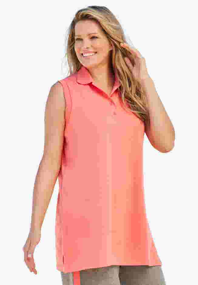 Sleeveless Polo Tunic image number 0