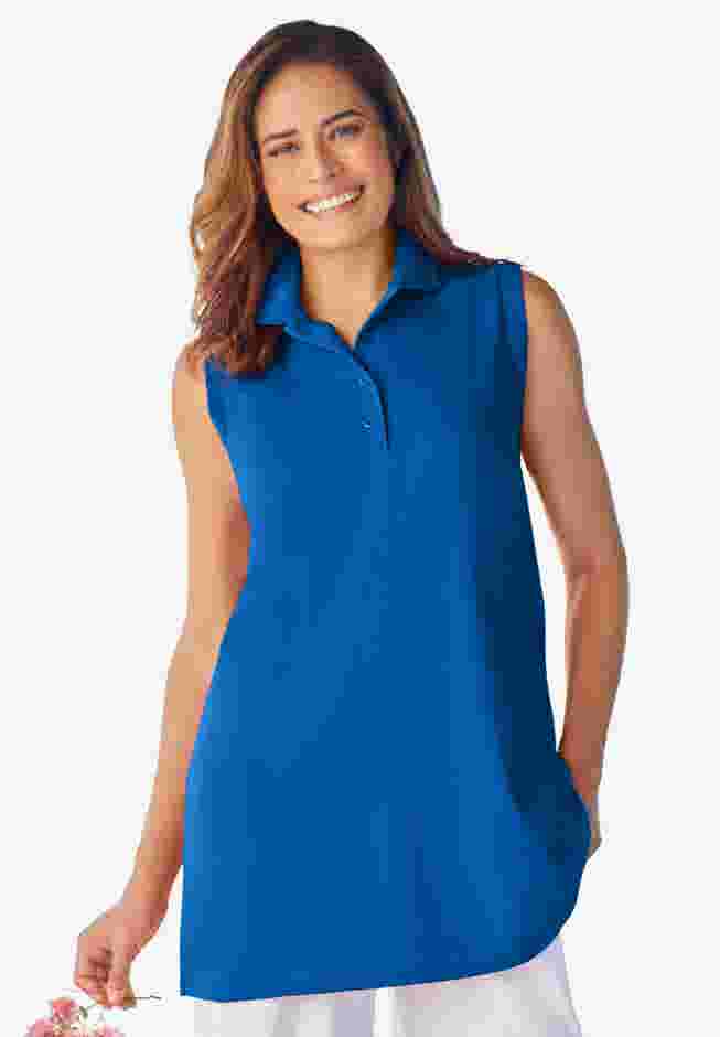 Sleeveless Polo Tunic image number 0