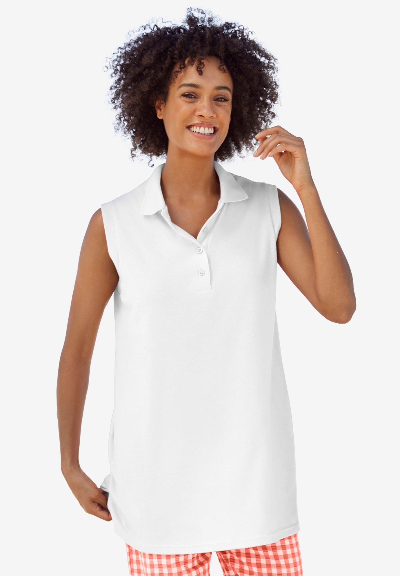 Sleeveless Polo Tunic image number 0