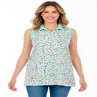 Sleeveless Polo Tunic image number null