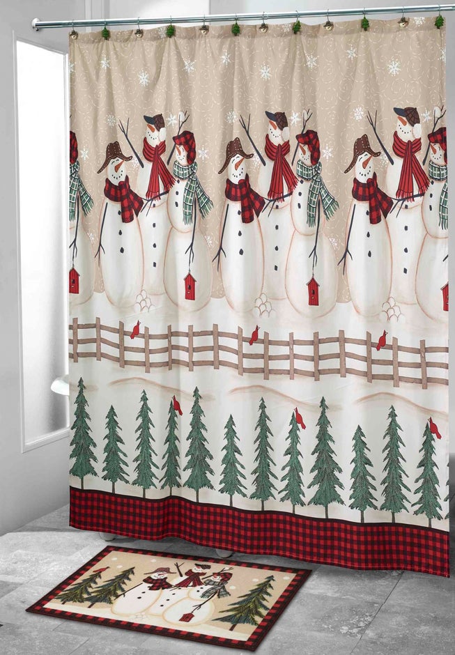 Holiday Shower Curtain image number 1