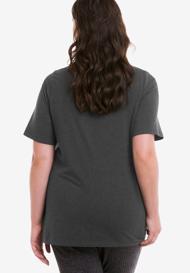 Mock Neck Tee image number 1