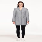 Long Wool Blend Blazer image number null