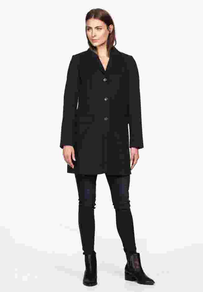 Long Wool Blend Blazer image number 4