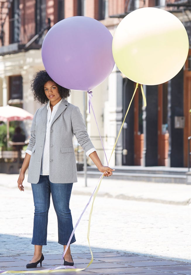Long Wool Blend Blazer image number 7
