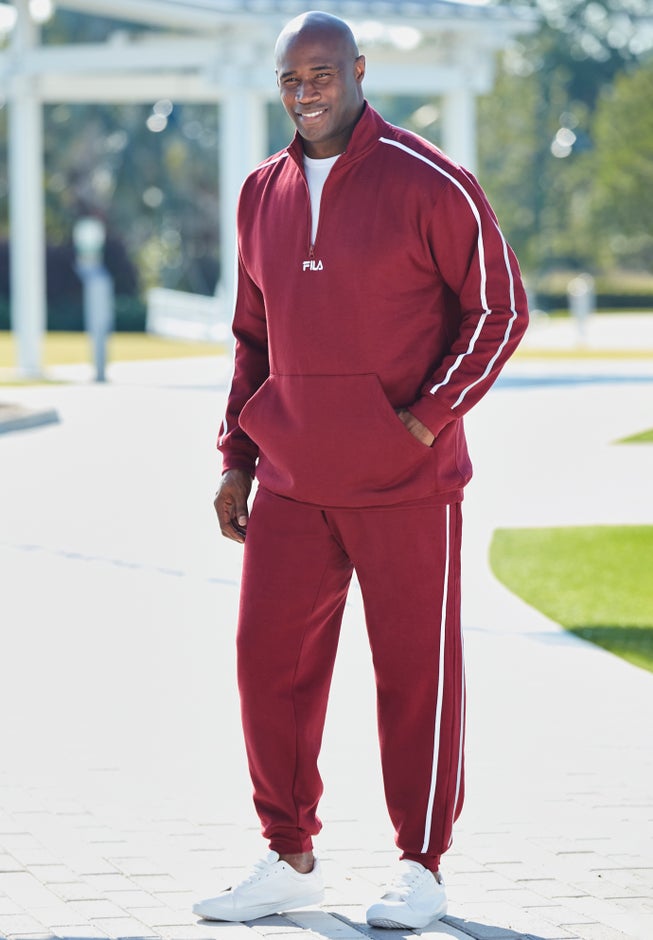 FILA&reg; Fleece 1/4 Zip Tracksuit image number 3