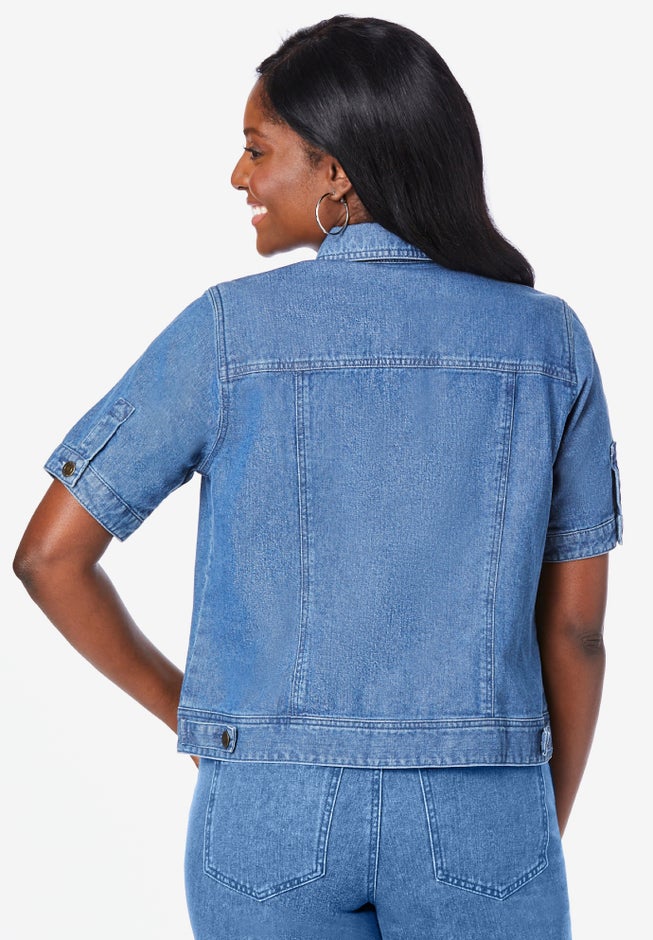 Short Sleeve Denim Jacket image number 1