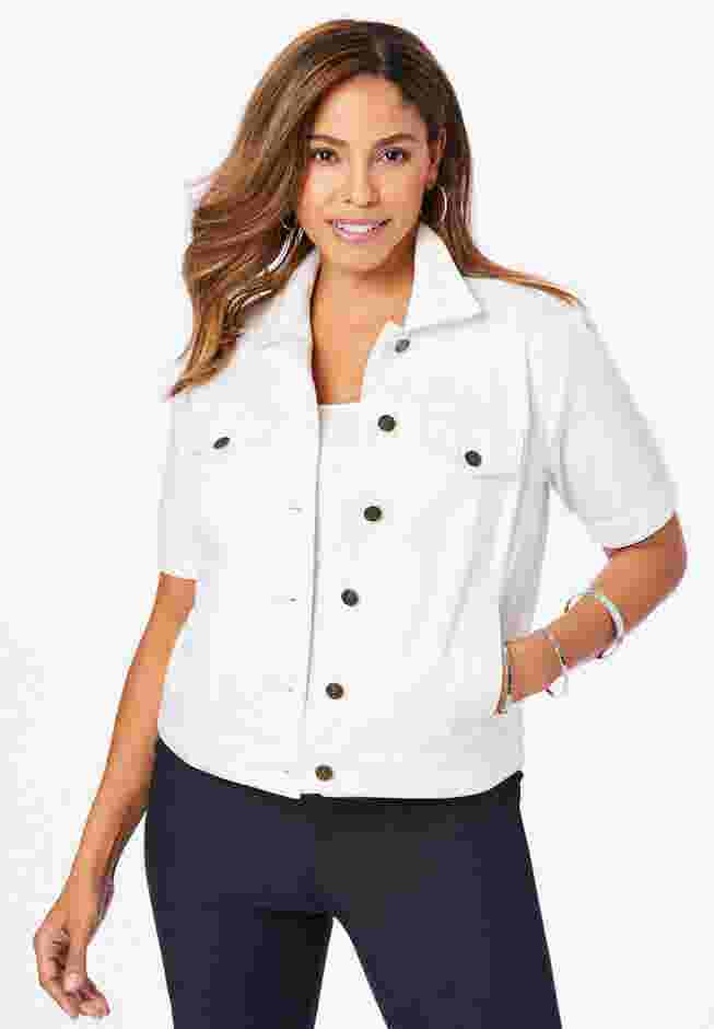 Short Sleeve Denim Jacket image number 0