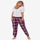 Plaid Flannel Sleep Pants image number null