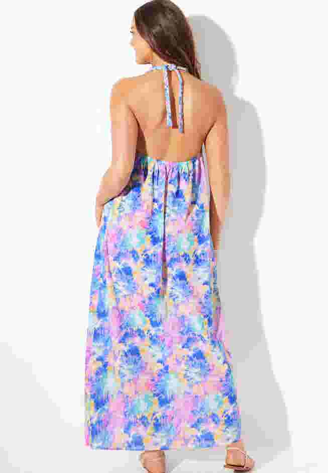 Braided Strap Gauze Maxi Dress image number 1