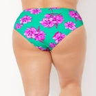 Side Shirred High Waist Swim Brief image number 1