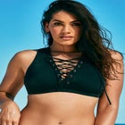 Lace-Up Bikini Top image number null