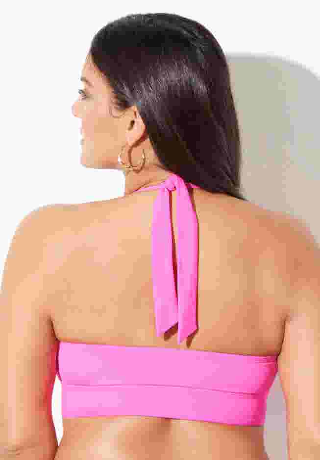 Adjustable Knot Halter Bikini Top image number 1
