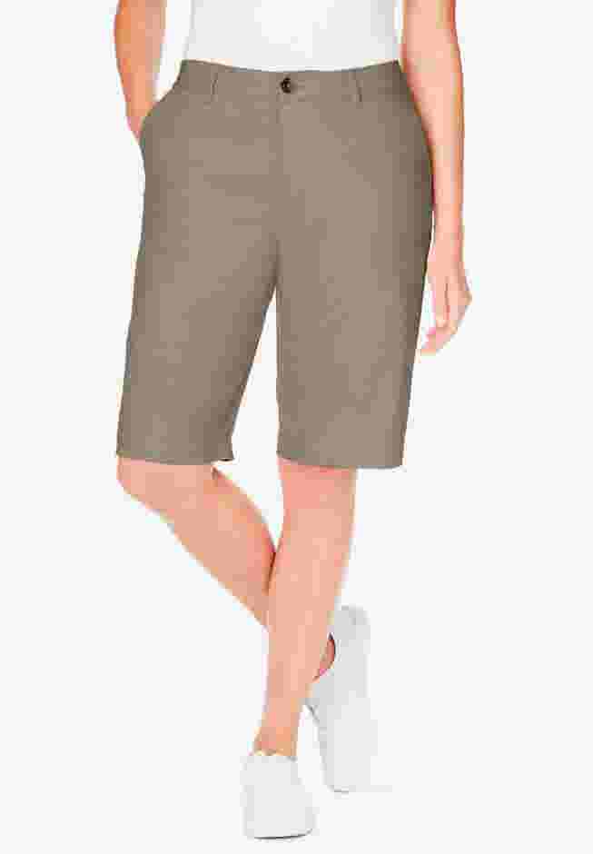 Adjustable Waist Chino Short image number 0