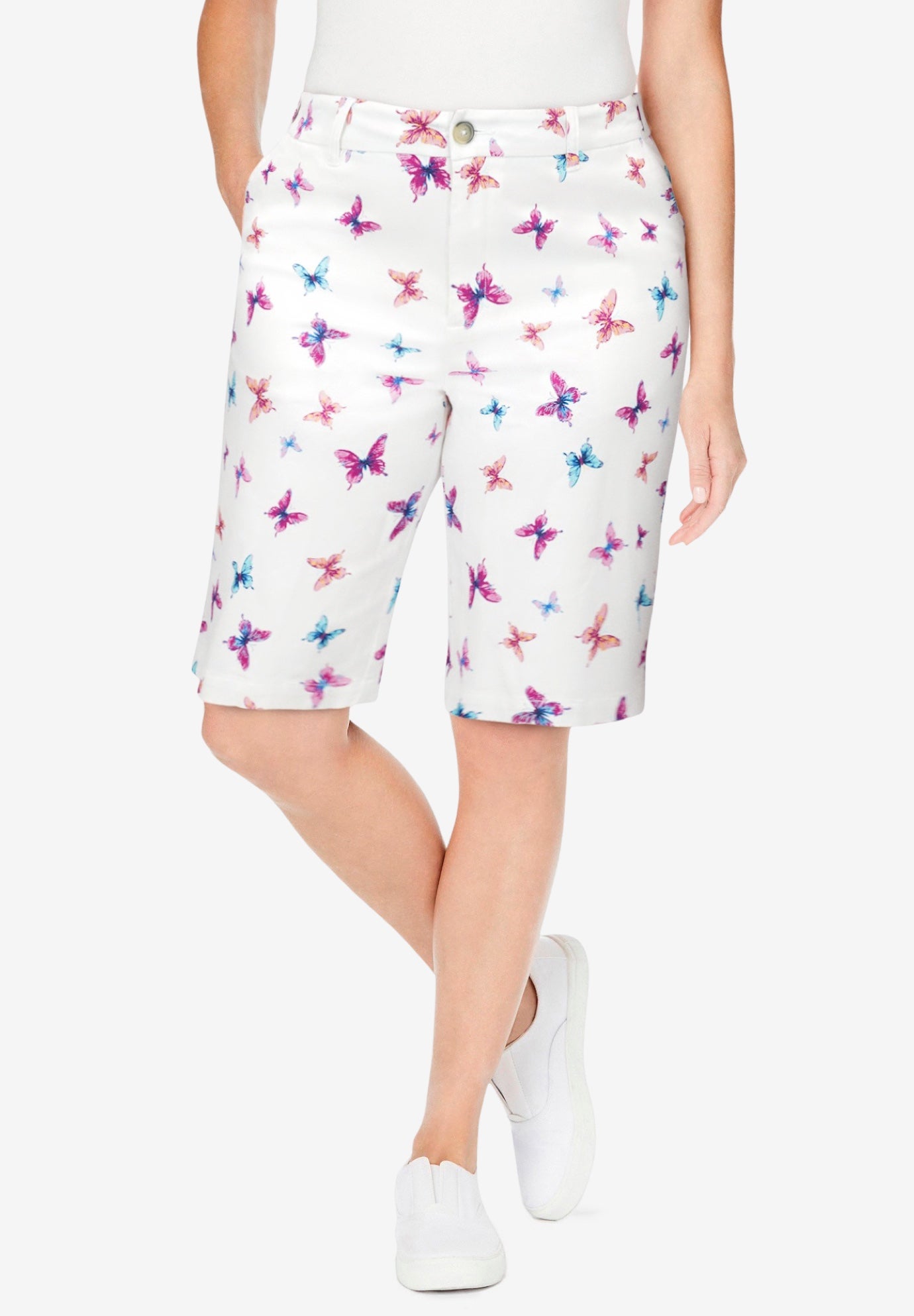 Adjustable Waist Chino Short image number 0