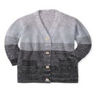 Ombre Shaker Cardigan Sweater image number null