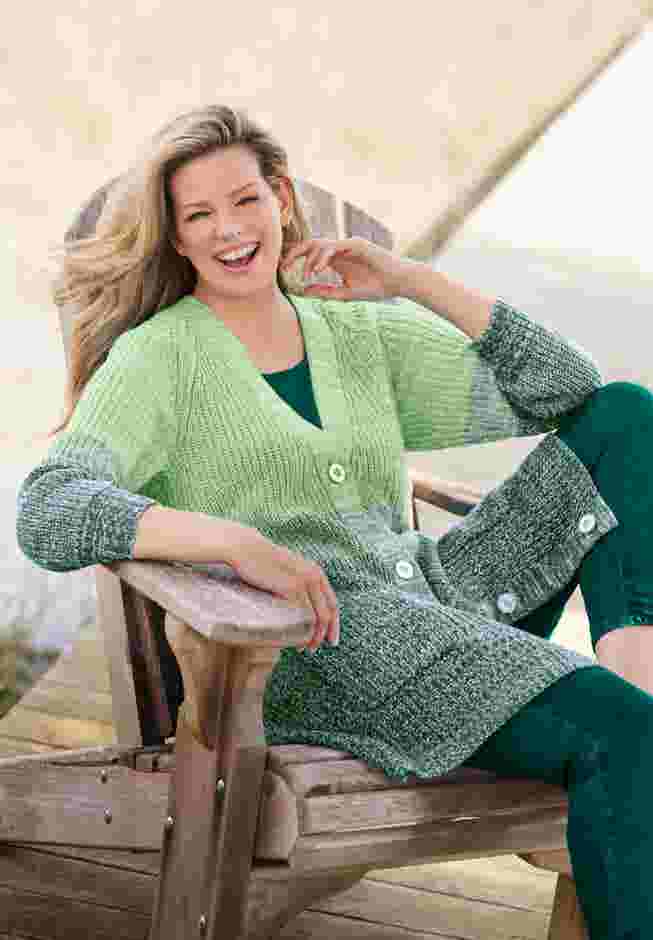 Ombre Shaker Cardigan image number 2