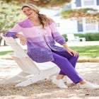 Ombre Shaker Cardigan image number null