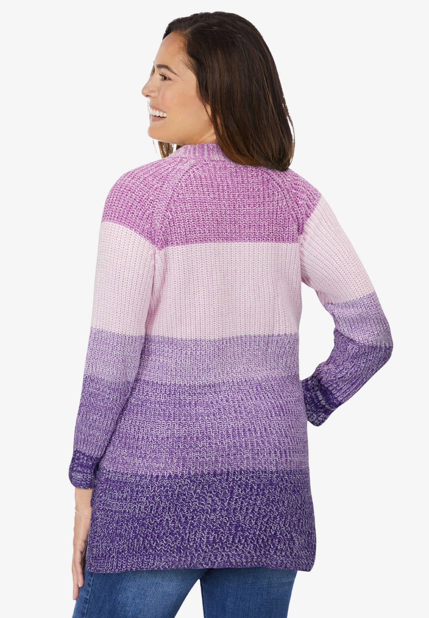 Ombre Shaker Cardigan image number 4