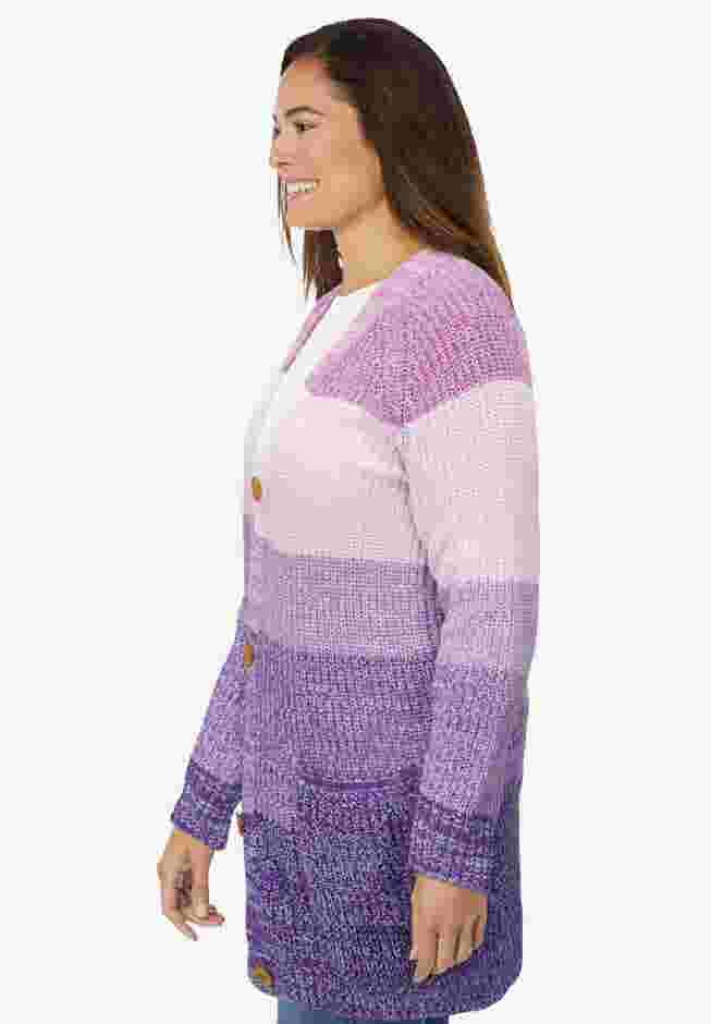 Ombre Shaker Cardigan image number 2