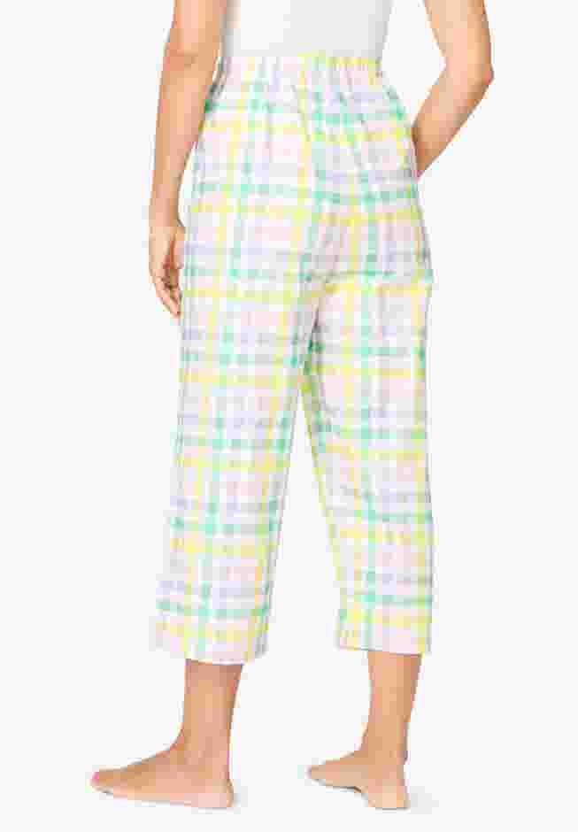 Woven Sleep Capri Pant image number 1