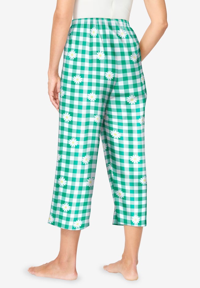 Woven Sleep Capri Pant image number 1