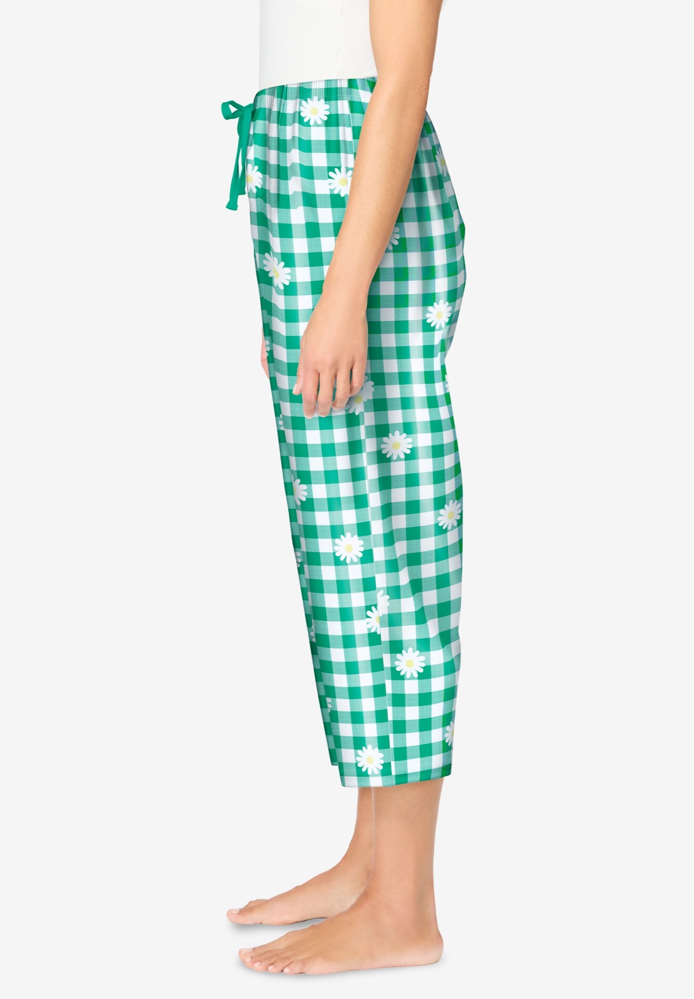 Woven Sleep Capri Pant image number 2