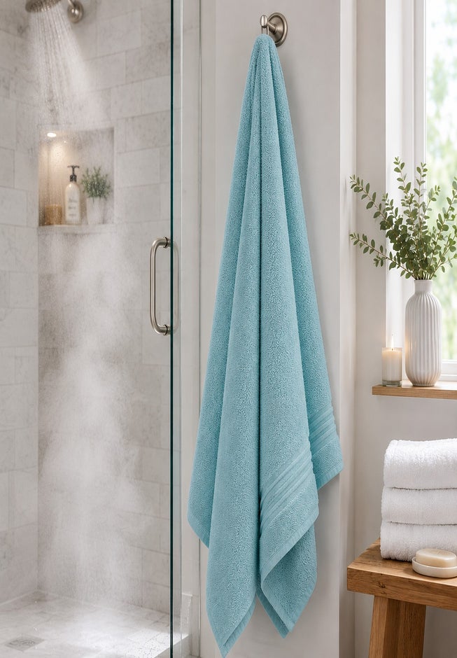 Zero Twist 100% Cotton Oversized Bath Sheet image number 2