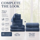 Zero Twist 100% Cotton Oversized Bath Sheet image number null