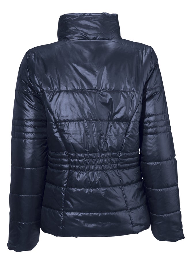 Short Puffer Zip Front Jacket image number 3