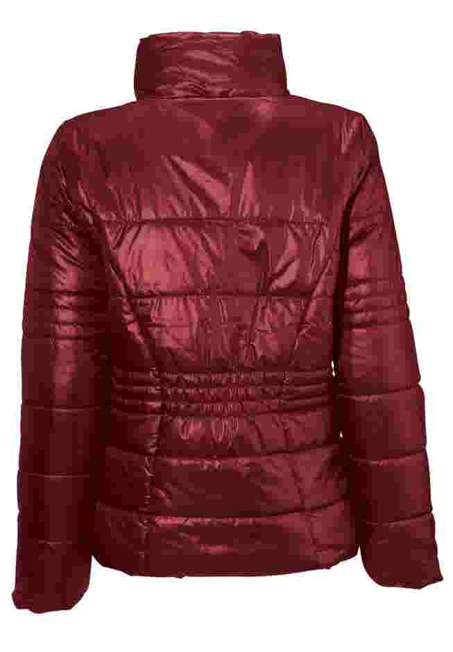 Short Puffer Zip Front Jacket image number 4