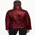 Short Puffer Zip Front Jacket image number null