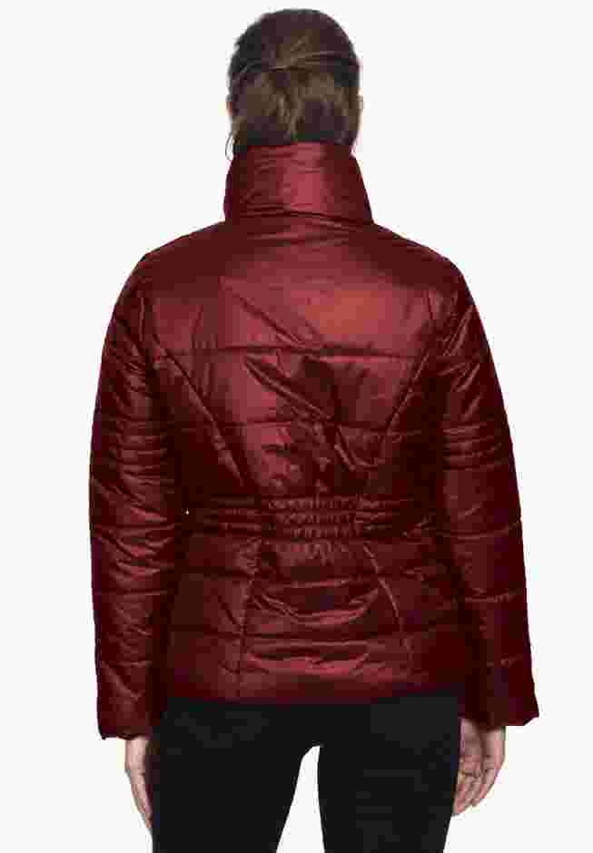 Short Puffer Zip Front Jacket image number 6